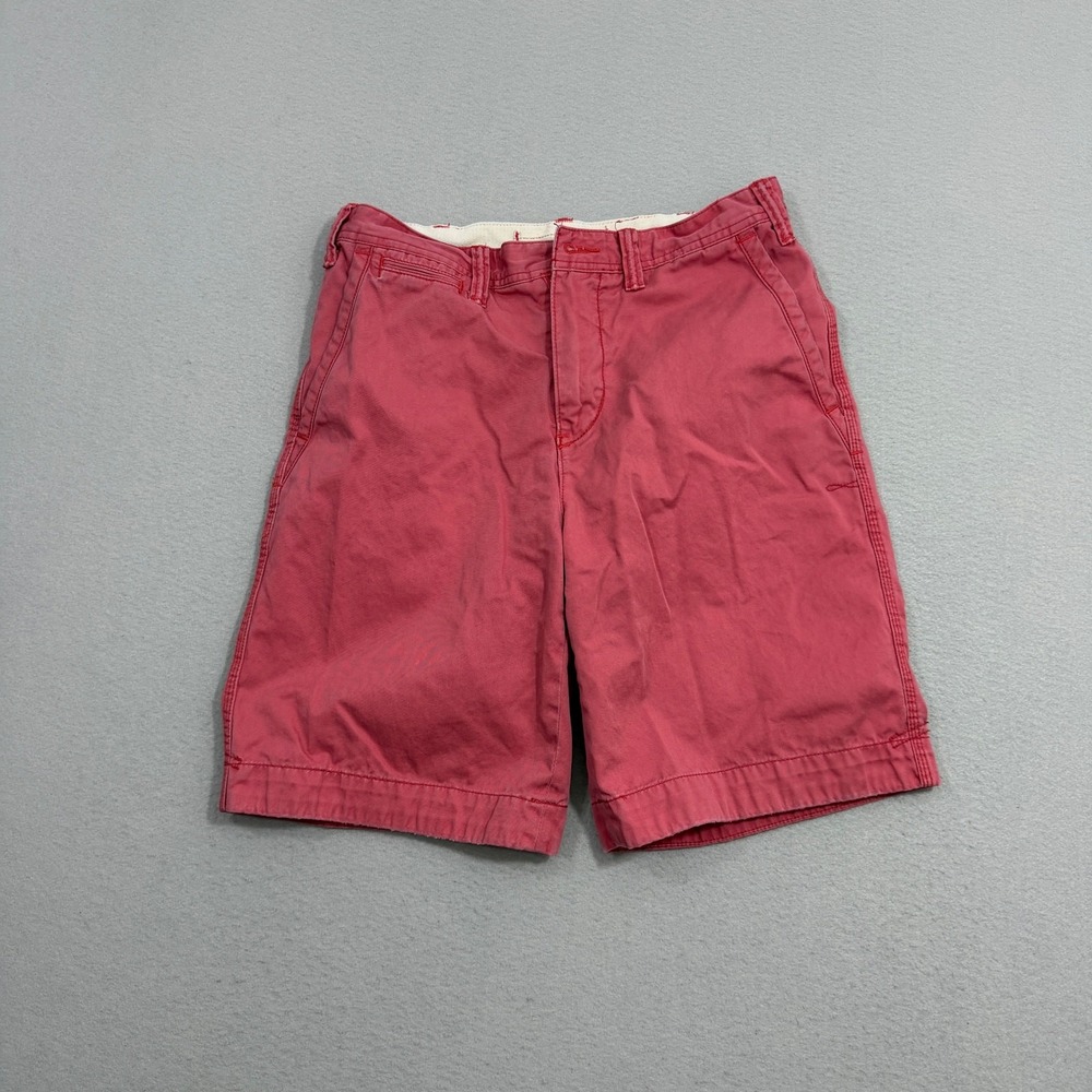 Polo Ralph Lauren Chino Shorts Men's 30 Red 10" Inseam Classic Fit Preppy Summer